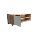 Mueble de TV en Melamina Cambria-Blanco