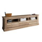 Mueble Mesa TV,Mesa de televisión 3 Puertas y 3 Estantes
