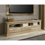 Mueble Mesa TV,Mesa de televisión 3 Puertas y 3 Estantes
